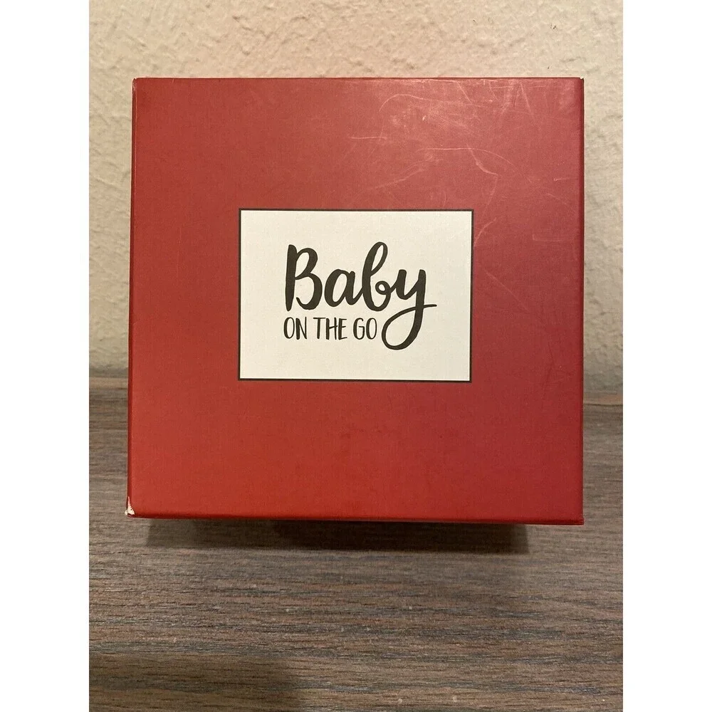 Baby On The Go First Steps Slip-On Moccasins Shoes Christmas gift red velvet 3.5